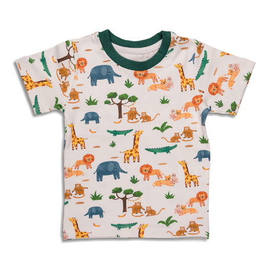Jungle Ride Animal Print Multicolor Unisex Pyjamas Set