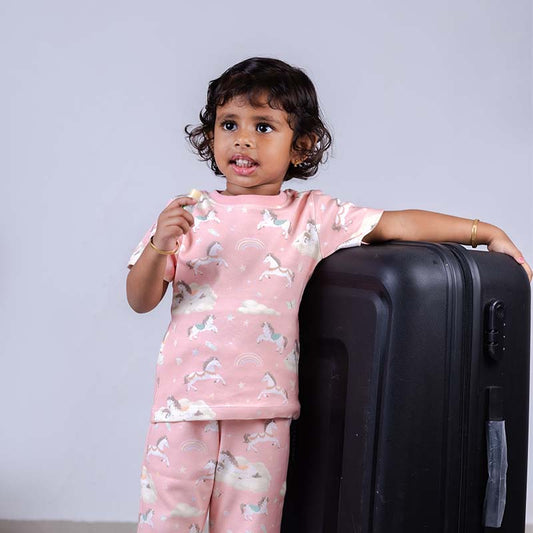 Unicorn Print Pyjamas Set for girls