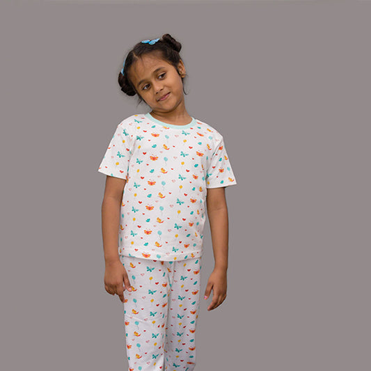 Butterflies and Ballons Unisex Pyjamas Set