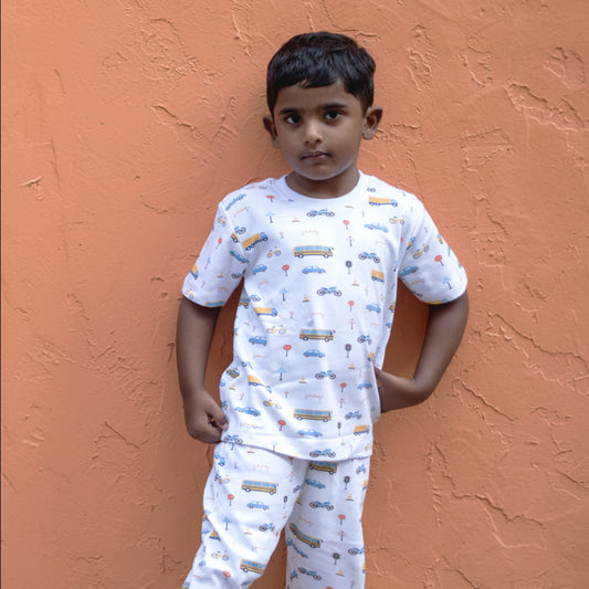 Roadies Print Unisex Pyjamas Set