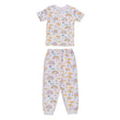 Rainbow & Clouds Print, Unisex Pyjamas Set